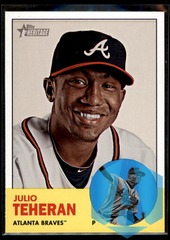2012 Topps Julio Teheran #454 Atlanta Braves SP